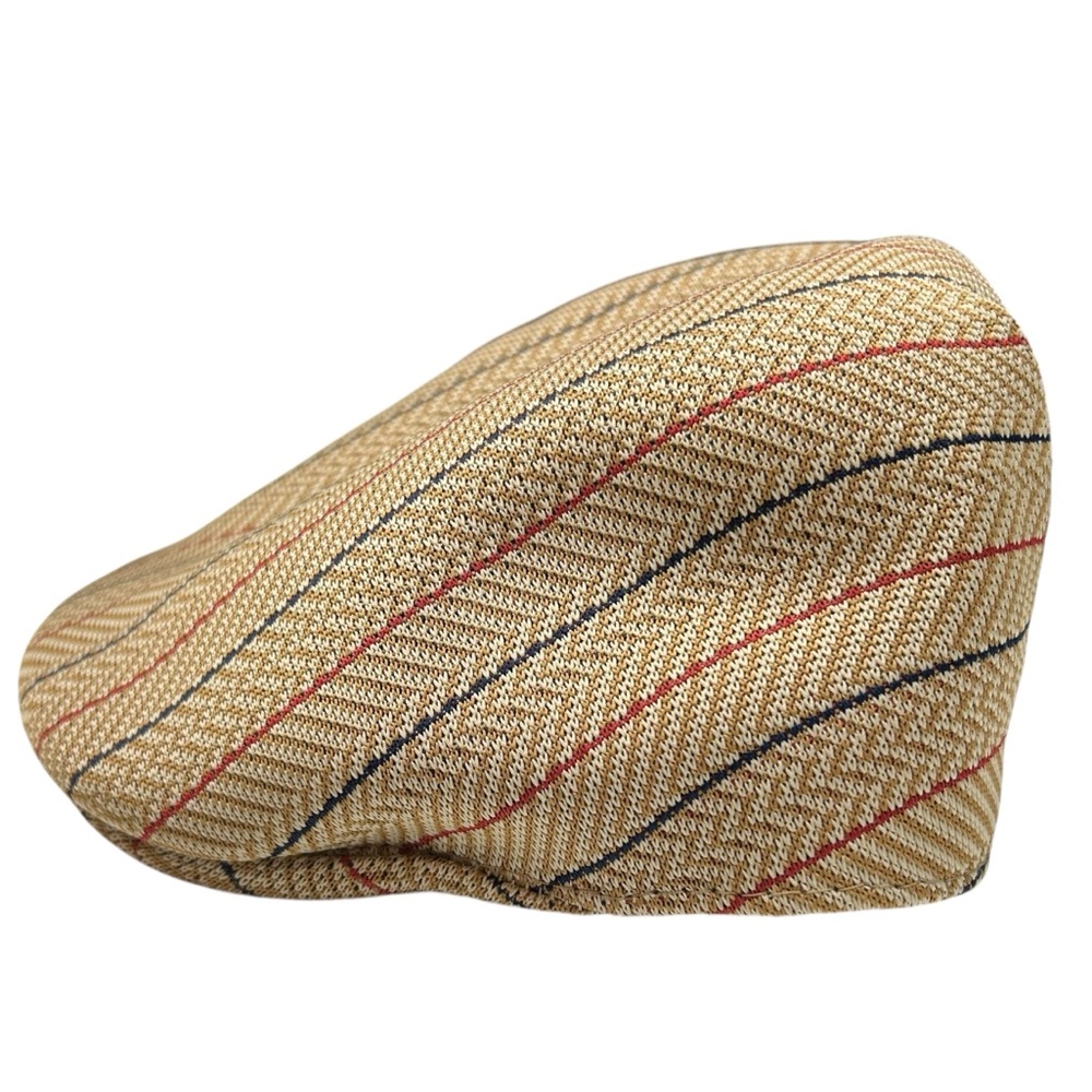 Kangol 507 Sierra Stripe Flat Cap 90s Streetwear Newsboy Hat Size Small - Picture 4 of 9